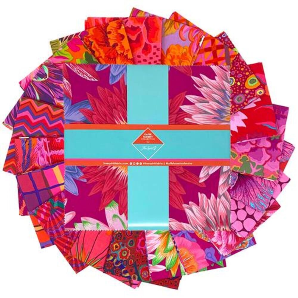 Kaffe Fassett Classics Plus - 10" Charm - Ruby - FB610GP.RUBY