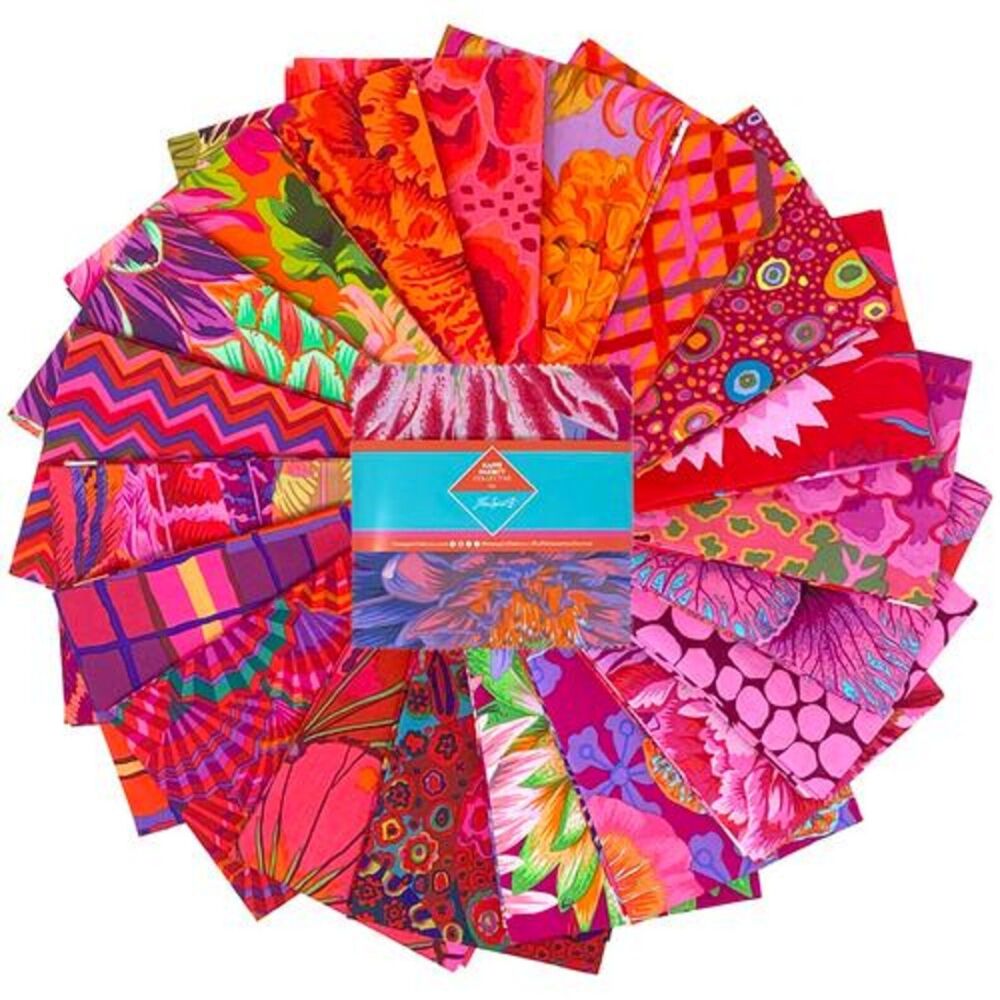 Kaffe Fassett Classics Plus - 5" Charm - Ruby - FB6CPGP.RUBY