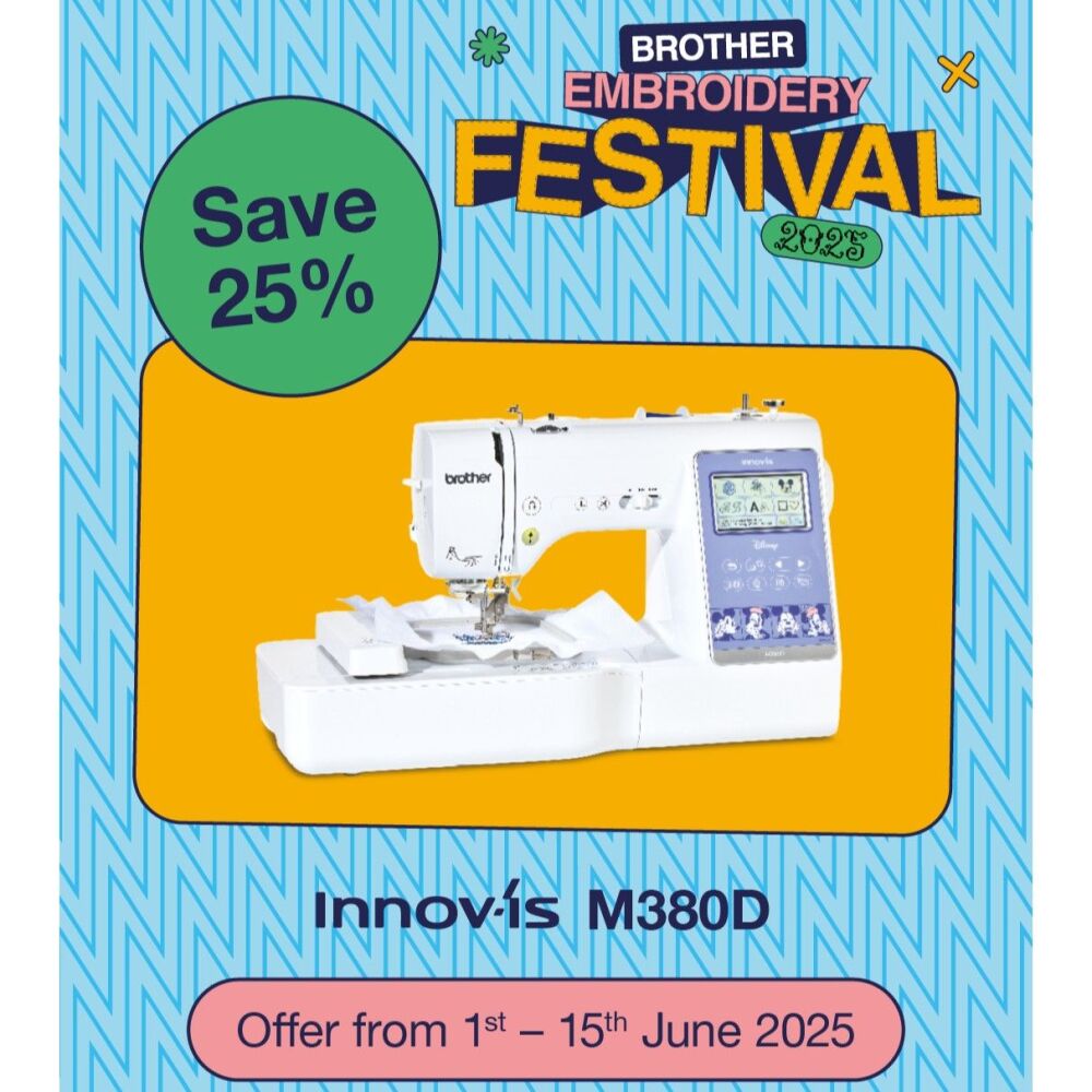 Brother Innov-is M380D - - save 25% (usual price £1199) until 15th June