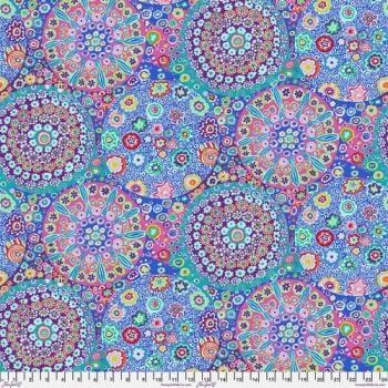 Millefiore - Aqua - PWGP092.AQUAX - Kaffe Fassett Collective - Last Fat Quarter (3 available)