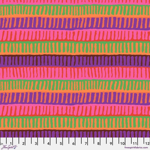 *COMING SOON - NOT YET AVAILABLE TO PURCHASE* - Zipper Stripe - Red - PWBM103.RED - Kaffe Fassett Collective