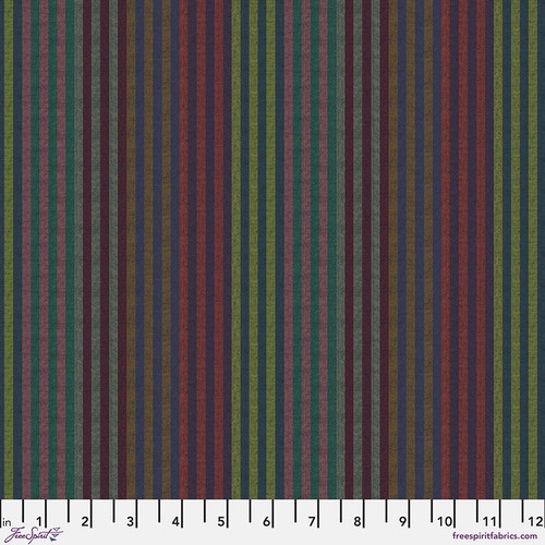 Kaffe Fassett Woven Stripes - Caterpillar Stripe - Twilight - WSGP001.TWILIGHT