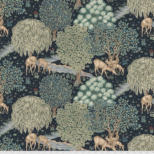 Morris & Co - The Brook - Indigo - PWWM051.INDIGO - Free Spirit