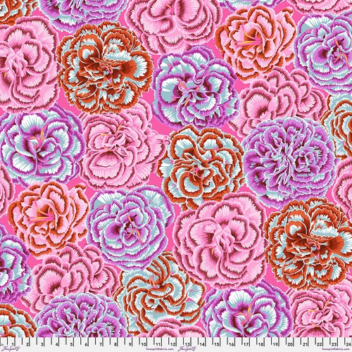 *COMING SOON - NOT YET AVAILABLE TO PURCHASE* - Picotee Carnations - Pink - PWPJ133.PINK - Kaffe Fassett Collective