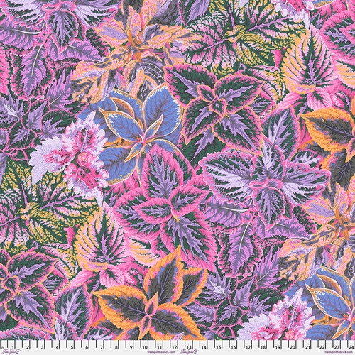 *COMING SOON - NOT YET AVAILABLE TO PURCHASE* - Bold Leaves - Pink - PWPJ132.PINK - Kaffe Fassett Collective