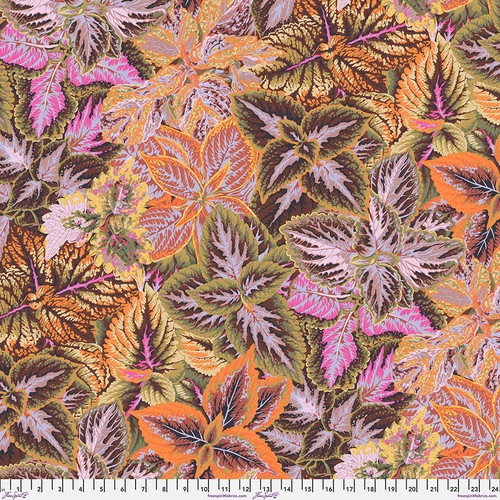 *COMING SOON - NOT YET AVAILABLE TO PURCHASE* - Bold Leaves - Brown - PWPJ132.BROWN - Kaffe Fassett Collective