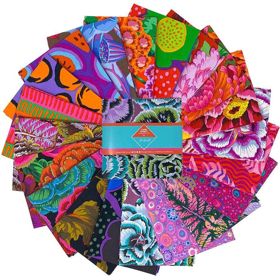 *COMING SOON - NOT YET AVAILABLE TO PURCHASE* - Kaffe Fassett August 2025 - 5" Charm - Hot - FB6CPGPAUG25.HOT
