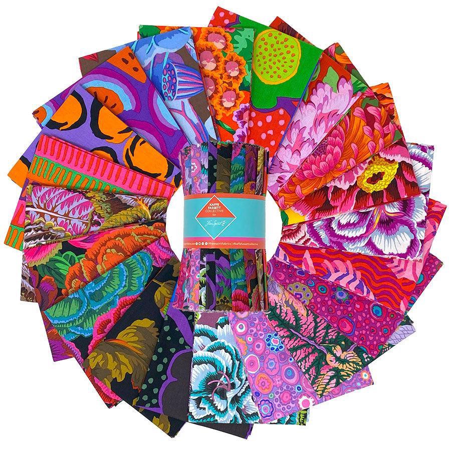 *COMING SOON - NOT YET AVAILABLE TO PURCHASE* - Kaffe Fassett August 2025 - Design Strip - Hot - FB4DSGPAUG25.HOT