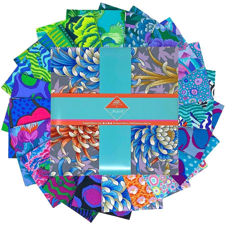 *COMING SOON - NOT YET AVAILABLE TO PURCHASE* - Kaffe Fassett August 2025 - 10" Charm - Cool - FB610GPAUG25.COOL