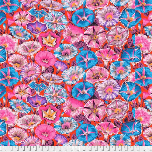 Variegated Maorning Glory - Red  - PWPJ098.RED - Kaffe Fassett Collective - Last Fat Quarter