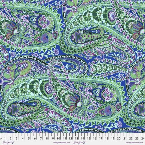 Paisley Jungle - Cobalt - PWGP60.COBALT - Kaffe Fassett Collective - Last Fat Quarter