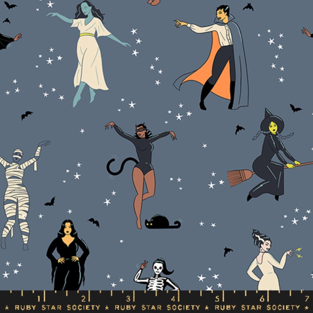 Good Spirits by Ruby Star Society - Hey Boo - RS5139 14G (Ghostly - with glow in the dark)