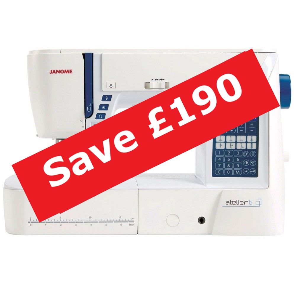 Janome Atelier 6 - 10th Anniversary Edition -save £190 (usual price £1379)