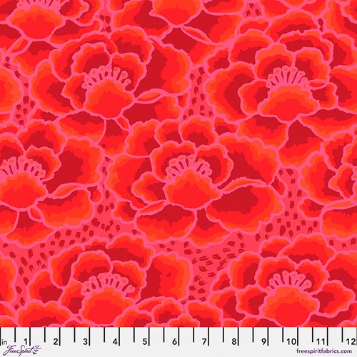Tonal Floral - Red - PWGP197.RED - Kaffe Fassett Collective