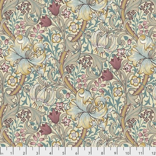 Last Fat Quarter - Morris & Co - Golden Lily (Dusk) - PWWM028.DUSK - Free Spirit Fabrics (3 available)