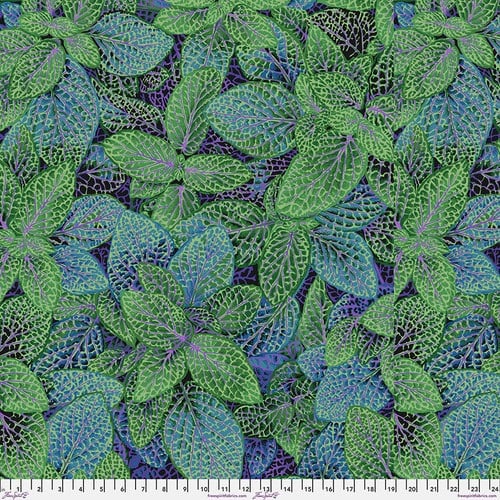 Fittonia - Green - PWPJ129.GREEN - Kaffe Fassett Collective - Last Fat Quarter (4 available)