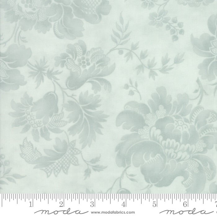 Last Fat Quarter - Moda - Rue 1800 - Ondine - 44221 13 (Robin's Egg) (2 available)