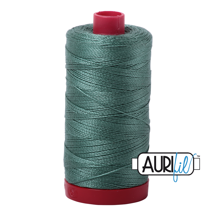Aurifil Cotton 12wt - 2850 Medium Juniper - 325 metres