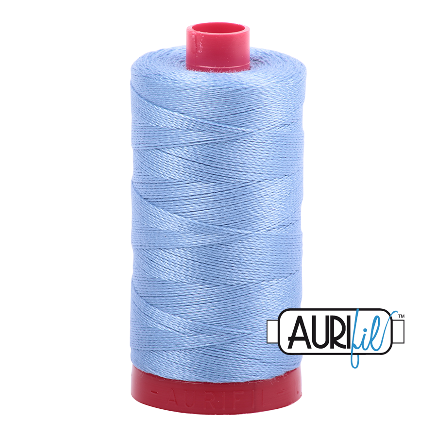 Aurifil Cotton 12wt - 2720 Light Delft Blue - 325 metres