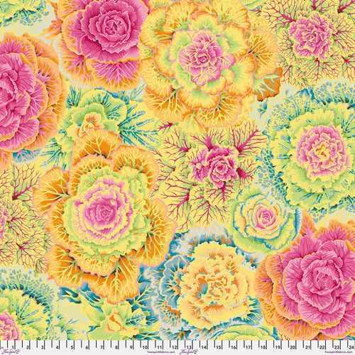 Brassica - Yellow - PWPJ051.YELLOW - Kaffe Fassett Collective - Last Fat Quarter (3 available)