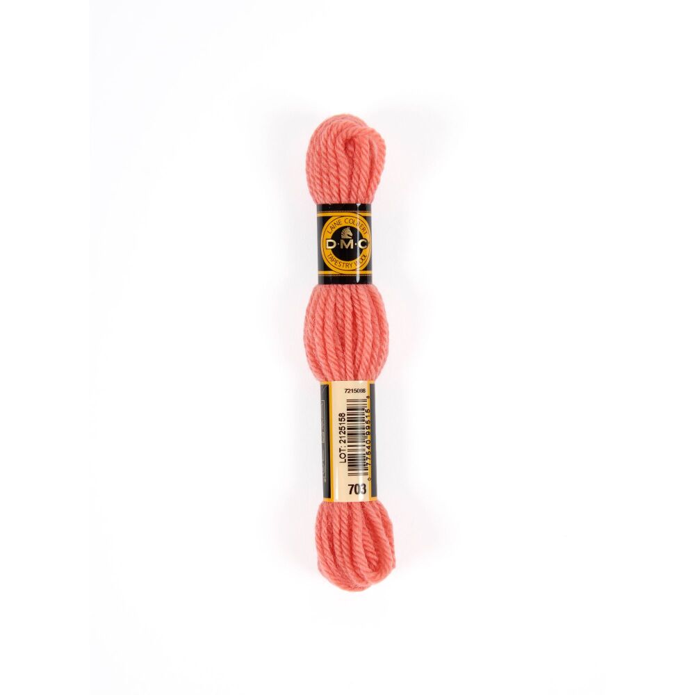 DMC Tapestry Wool - 703 Orange - 8 metres