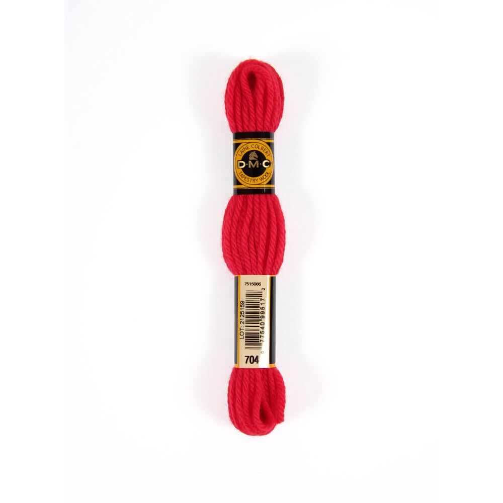 DMC Tapestry Wool - 704 Red - 8 metres