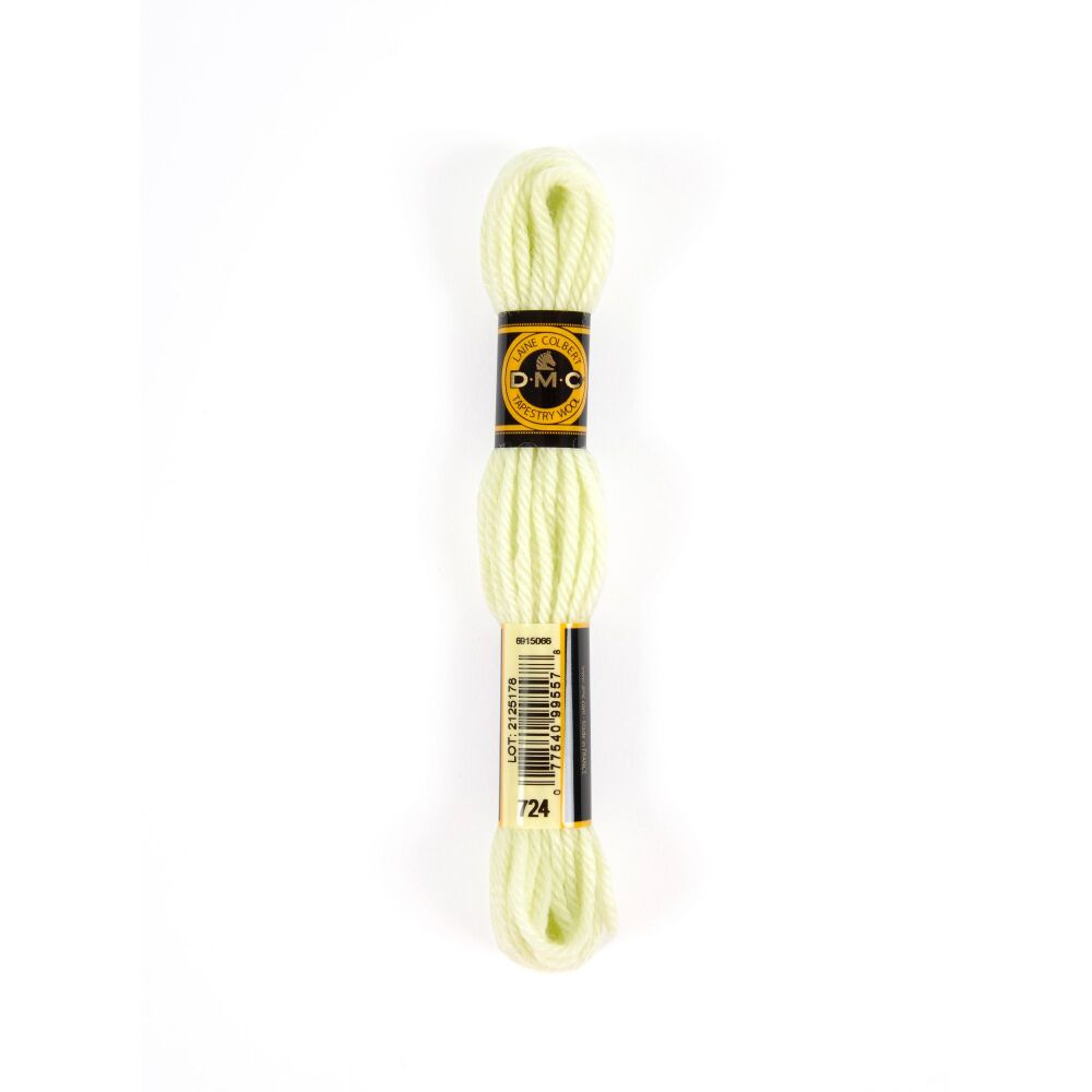 DMC Tapestry Wool - 724 Yellow - 8 metres