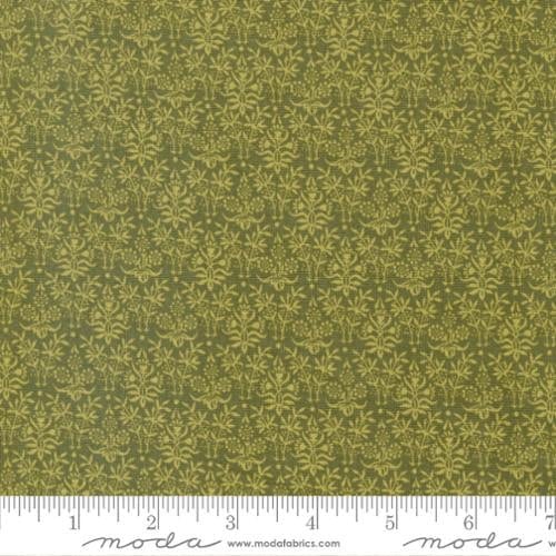 Last Fat Quarter - Morris Meadow by Barbara Brackman - Bookbinding - No. 8377 20 (Fennel Green) - (2 available)