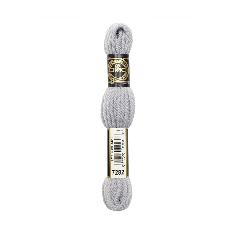 DMC Tapestry Wool - 7282 Metallic Town Mouse Grey - 8 metres