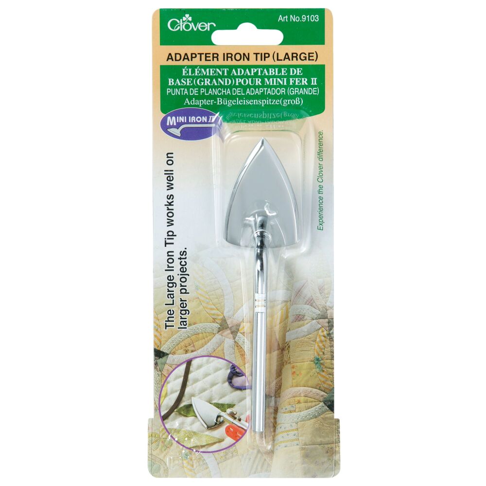 Clover Mini Iron Adaptor Tip - Larger Tip (Fits Clover's Mini Iron II) - Clover (CL9103)