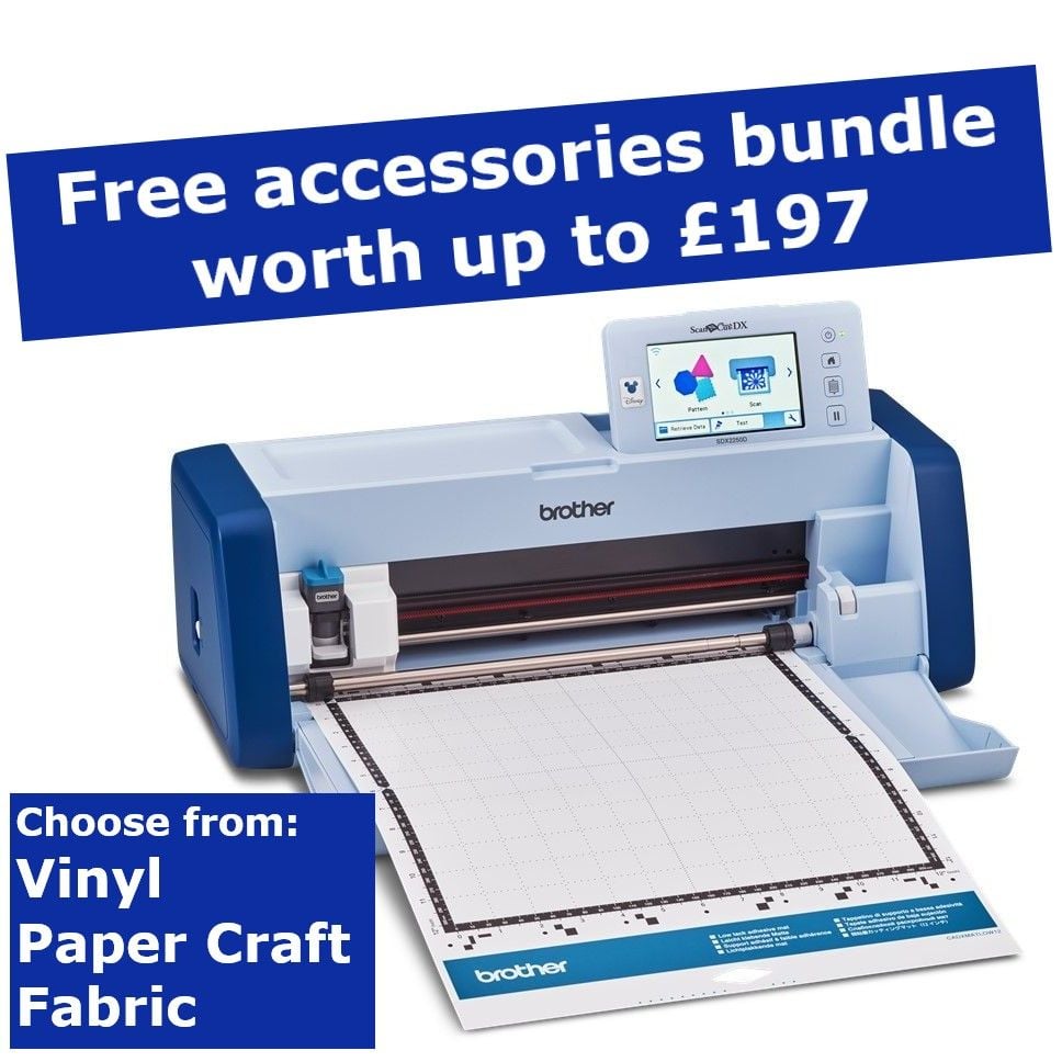 Brother ScanNCut SDX2250D Disney cutting machine - free accessory bundle worth up to £197