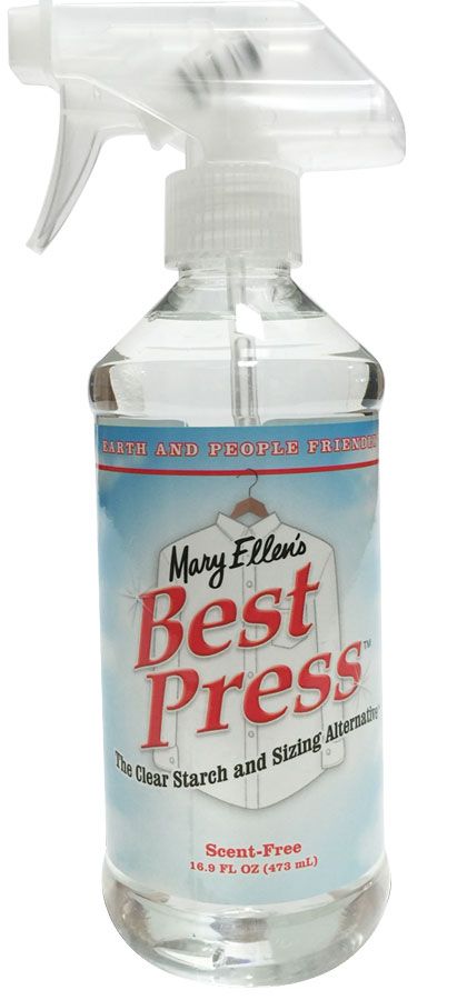 HIDDEN Mary Ellen’s Best Press Ironing Spray - Scent Free - 16 fl oz (473 ml)
