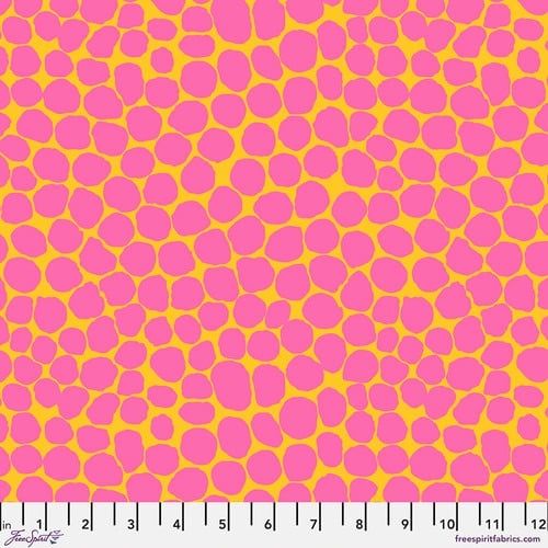 Jumble - Yellow - PWBM053.YELLOW - Kaffe Fassett Collective - Last Fat Quarter (2 available)