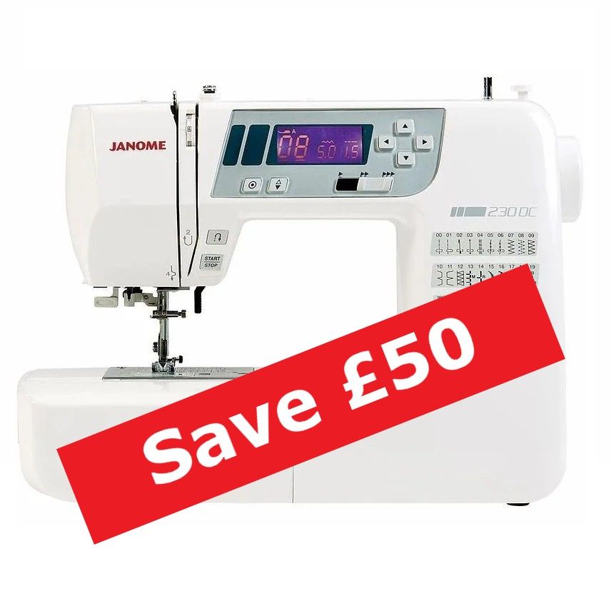 Janome 230DC - save £50 (usual price £439)