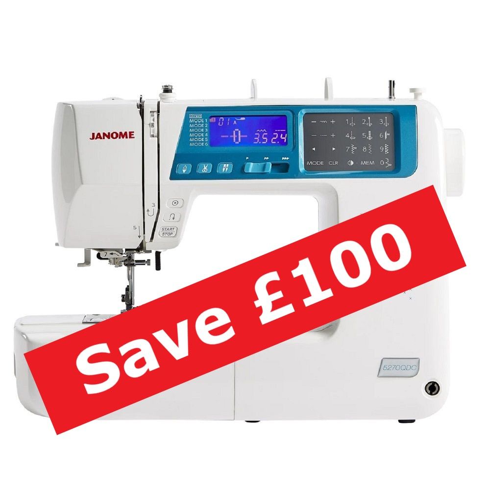 Janome 5270QDC - save £100 (usual price £849)