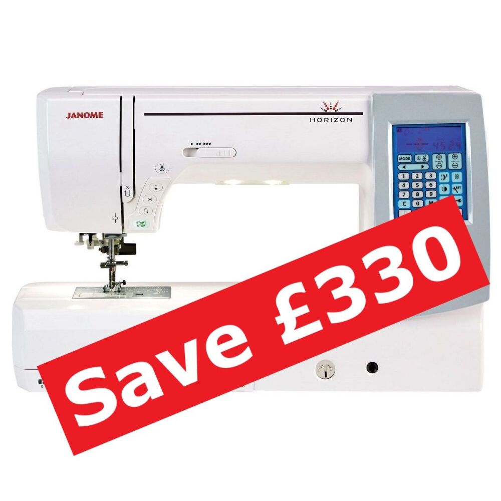 Janome Horizon Memory Craft 8200QCP SE - save £330 (usual price £2129)