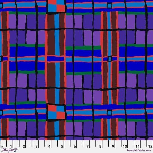 Checkmate - Blue - PWBM086.BLUE - Kaffe Fassett Collective - Last Fat Quarter (2 available)