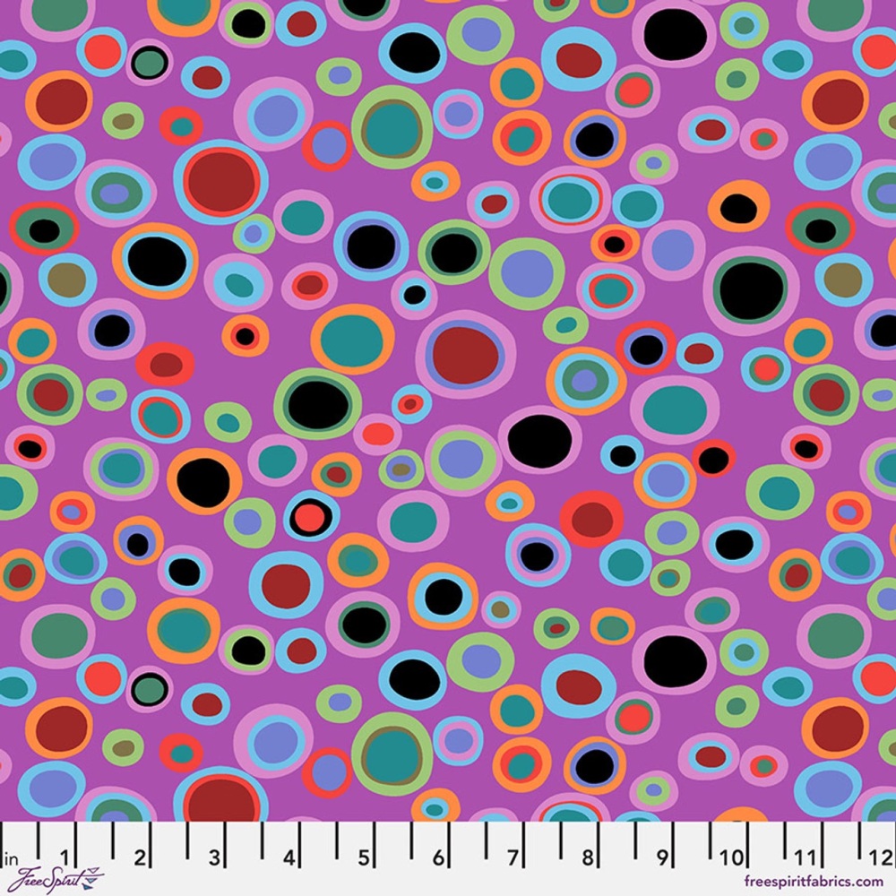 *COMING SOON - NOT YET AVAILABLE TO PURCHASE* - Kaffe: From the Archives - Bubbles - Plum - PWGP015.PLUM