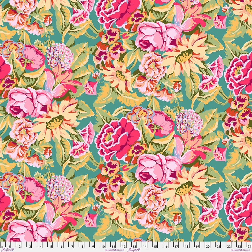 *COMING SOON - NOT YET AVAILABLE TO PURCHASE* - Kaffe: From the Archives - Floral Dance - Pink - PWGP012.PINK