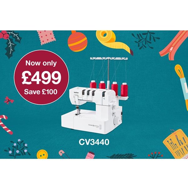 Brother CV3440 Coverstitch - save £100 (usual price £599)