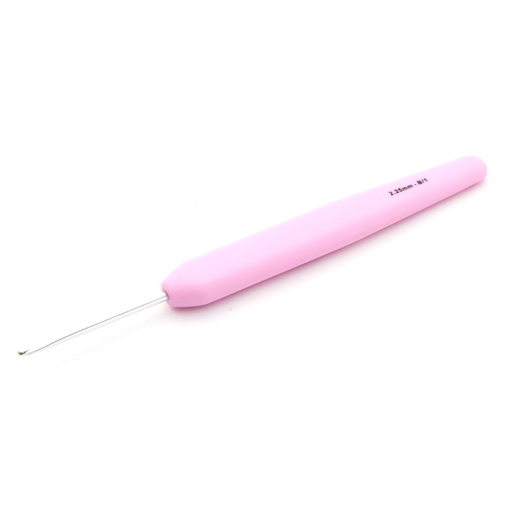 Crochet Hook - 2.25mm - Rose Pink - KnitPro Waves 2.0 (KP30932)