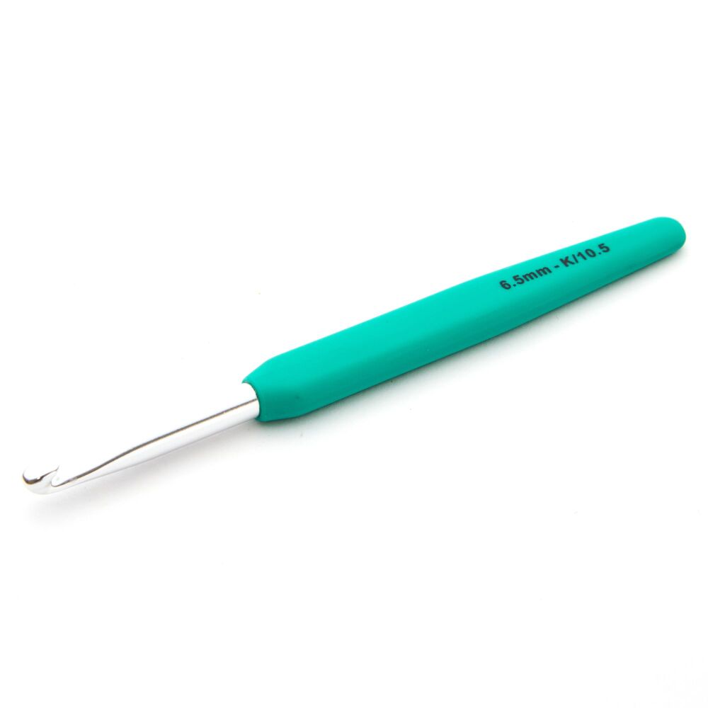 Crochet Hook - 6.50mm - Aquamarine Haze - KnitPro Waves 2.0 (KP30944)