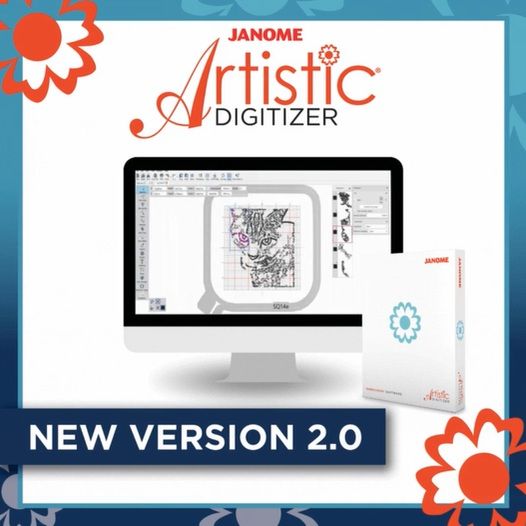NEW Janome Artistic Digitizer Version 2 - save £126 (new usual price will be £675)