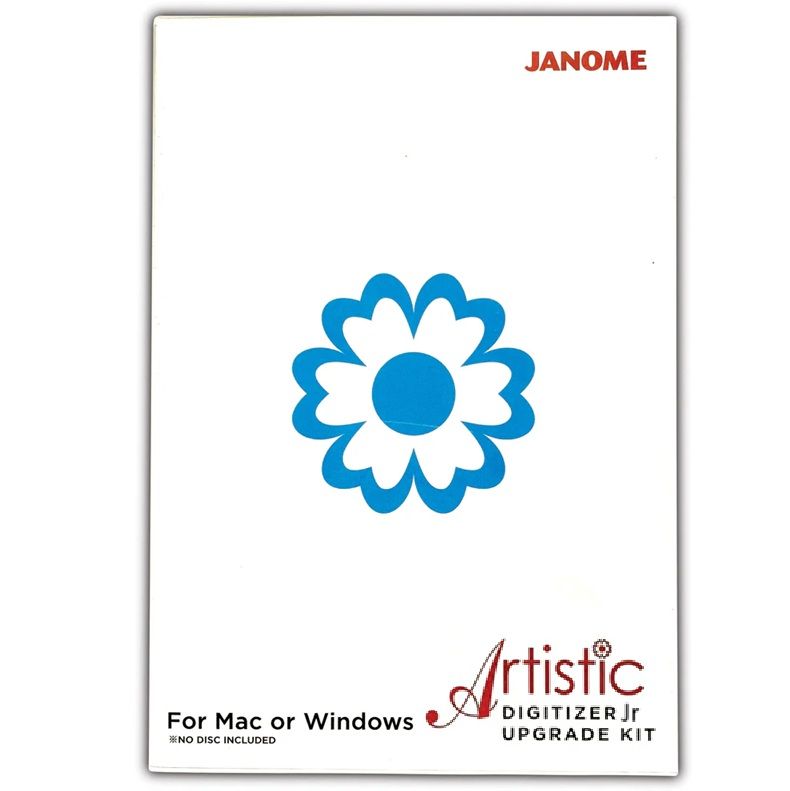 UPDATE KIT Janome Artistic Digitizer JUNIOR Version 2 (from Jr V1-1.7) - save £20