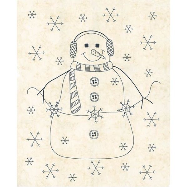 Moda  - Snowman Gatherings IV Panel by Primitive Gatherings - 49258 11