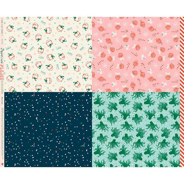 Moda - Peppermint Please by Ruby Star Society - Wrap Panel - RS2042 11 (Multi)