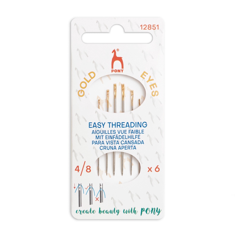 Easy Threading Needles - Size 4-8 - Pony (P12851)