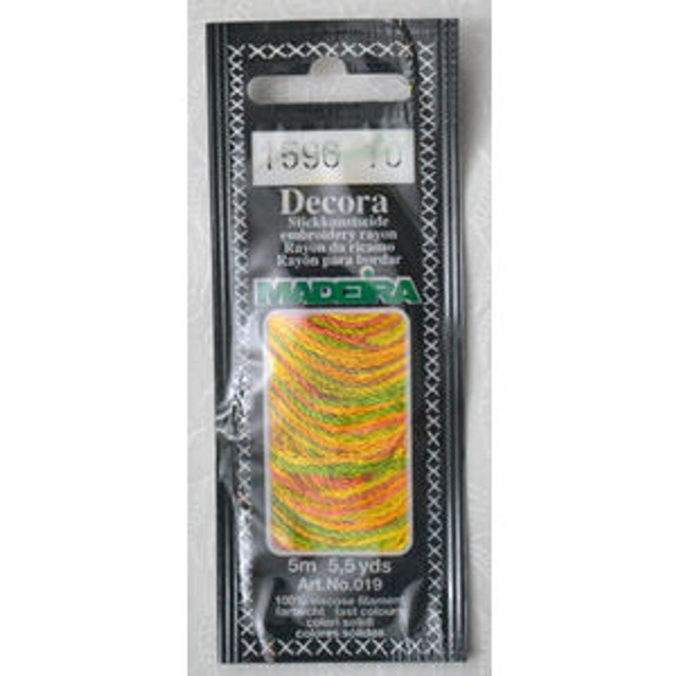 Madeira Decora Rayon Embroidery Floss - Col. 1596 - 5 metres