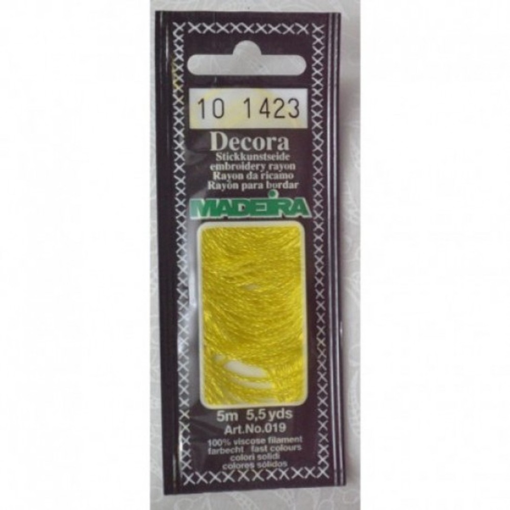 Madeira Decora Rayon Embroidery Floss - Col. 1423 - 5 metres