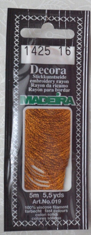 Madeira Decora Rayon Embroidery Floss - Col. 1425 - 5 metres